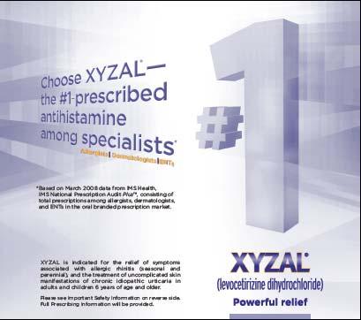 Xyzal #1 prescribed