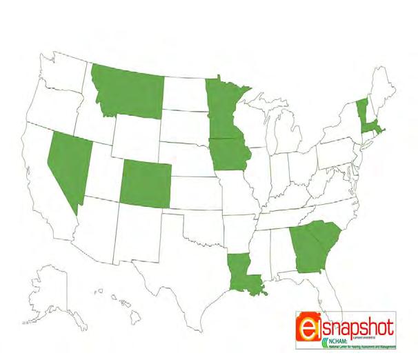 I. Family Perceptions, Needs, and Choices EHDI and Part C coordinators from 10 geo-politically diverse states (Nevada, Montana, Colorado, Minnesota, Iowa, Vermont, Massachusetts, Georgia, South