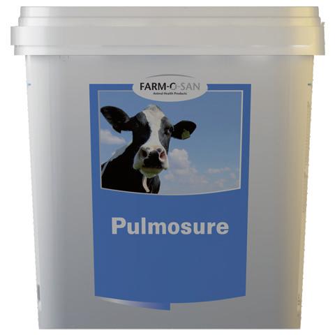 Pulmosure The respiratory tract of calves is challenged the most from the fourth to sixth weeks of life onwards, sometimes up to an age of 10 months.