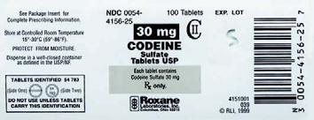 CHAPTER 9 Oral Drug Dosages 83 EXAMPLE 6: The drug order reads: Codeine sulfate gr 3/4 p.o. q4h p.r.n., pain. The drug on hand is: Codeine sulfate 30 mg per tablet. Calculate one dose.