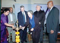 The Year in Review Dr Savitri Sharma Among other eminent guests who spoke warmly and evocatively were Prof Allen Foster, President of CBM (Christoffel Blindenmission) and Co-director of the