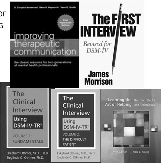 IMPORTANCE OF INTERVIEWING Numerous clinical books address interviewing and related skills 7 MENTAL STATUS EXAM 8 (P.