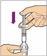 Do not touch the glass tip of the syringe or inside of the cap.