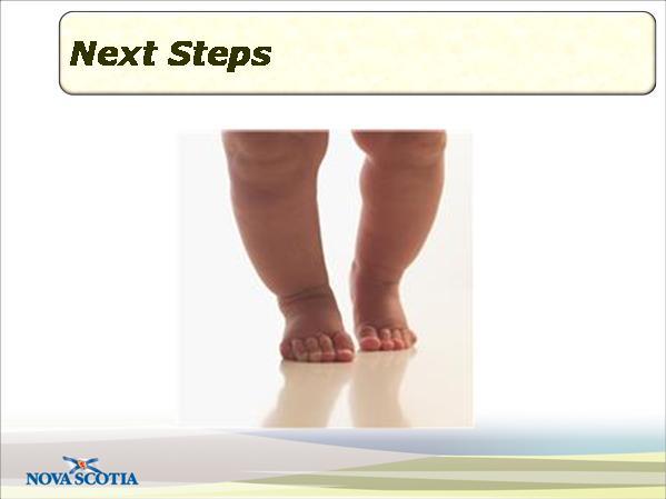 Slide 18 Next Steps Duration: 00:00:37 This E-learning course consisting of four modules is just one aspect of the educational information that will be available for dispensary staff.