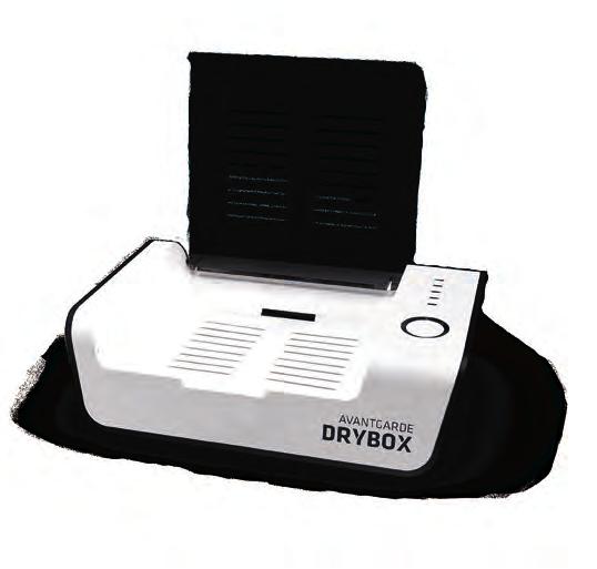 Overview of the performance features of the DRYBOX 3.0 Sensor pushbutton Basic drying Comfort drying Hospital-grade cleanliness. Disinfection through UV light is nothing new.