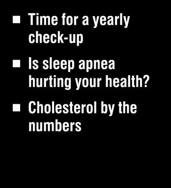 check-up - Is sleep apnea