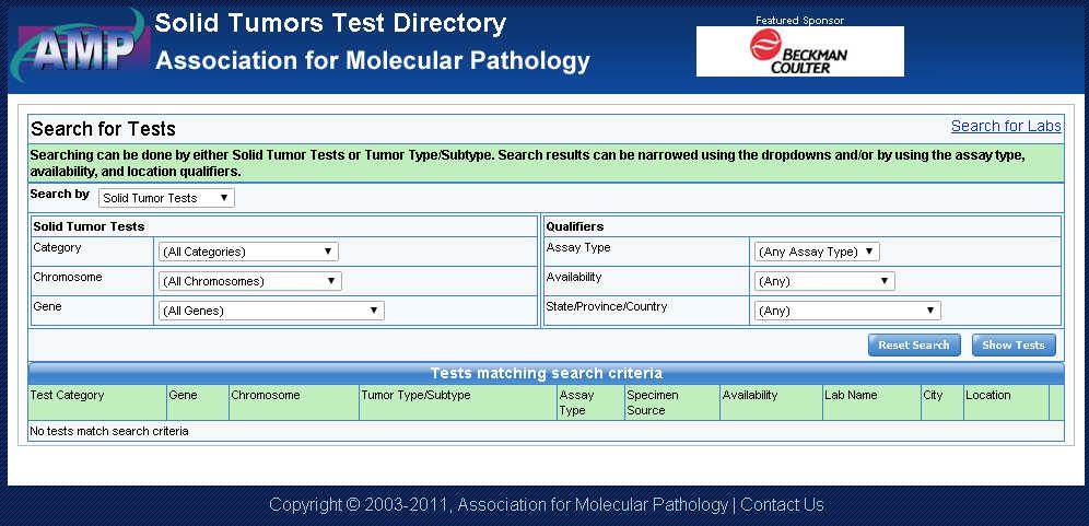 Take-home messages Solid Tumors Test Directory Lineage-specific is a relative term IHC for nuclear transcription factors offer advantages over older cytoplasmic proteins IHC can indirectly detect