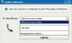 WebEx call-in instructions If you do not see your name listed