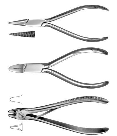 Flat Nose Contouring & Wire Cutting Pliers 11-0573-68 Aderer