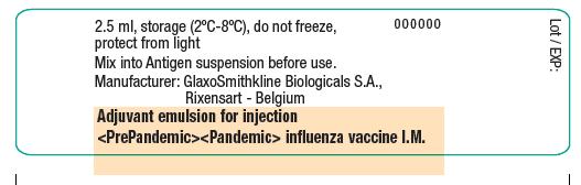 Use of common labelling Problem statement: Some MAHs opted for common labelling: invented name of the vaccine (Pandemrix, Focetria, etc ) only displayed on the outer carton Type of vaccine, such as