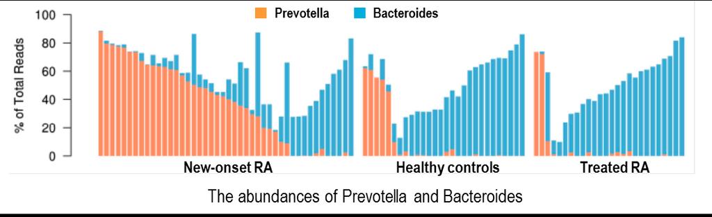 Microbiota & RA Intestinal microbiota