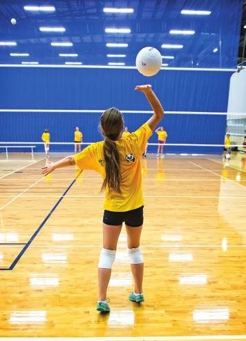 Volleyball explore The goals of this camp are to improve key volleyball skills and refine general athletic skills.