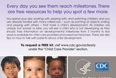 half-page flyers) For parents For health care