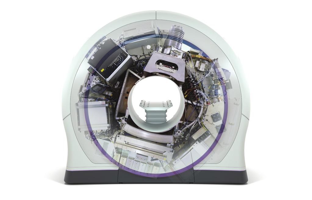 THE RADIXACT TREATMENT DELIVERY SYSTEM 5 4 3 1 2 FASTER 10 RPM FOR IMAGING 9 8 7 6 1. 850/1,000 MU linac 2.