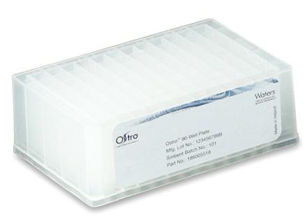 Ostro 96-Well Sample Preparation Plate Cleanup of phospholipids and proteins in plasma