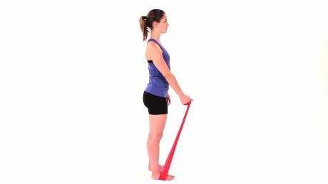 Make sure to keep your hips and shoulders facing forward and do not shrug your shoulders during the exercise.