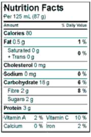 Core Labelling Requirements Nutrition Facts Table (NFt) The NFt is mandatory for most prepackaged foods and is required to be presented in a certain manner when it appears on a food label.