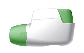 Genuair 1. Remove the cap by lightly squeezing the arrows marked on each side and pull outwards. 2.