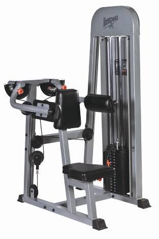 Lateral Raise Model: CT2014 Oversized upholstered roller arms provide comfort during exercise (ROM) range of motion adjustment