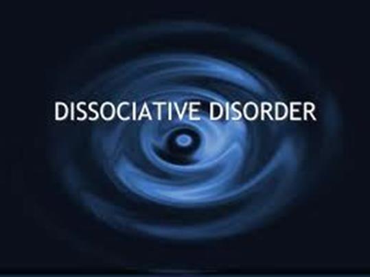 What is a dissociative disorder?