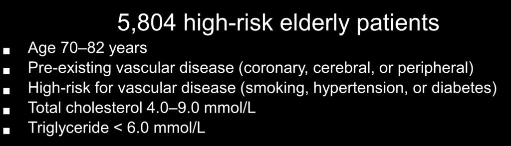 (coronary, cerebral, or peripheral) High-risk