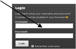 Return to the Learning Pool front page, enter your username and password you created to log into the site 6.