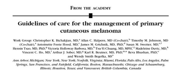 Disclosure Statement Update on Melanoma Are You Following the Latest Guidelines of Care? I, Jerry D.
