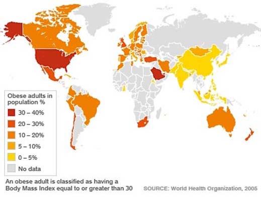 The global obesity problem Obesity has become a