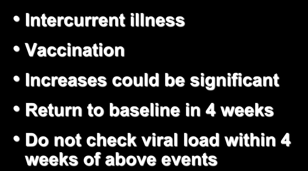 What affects Viral Load?