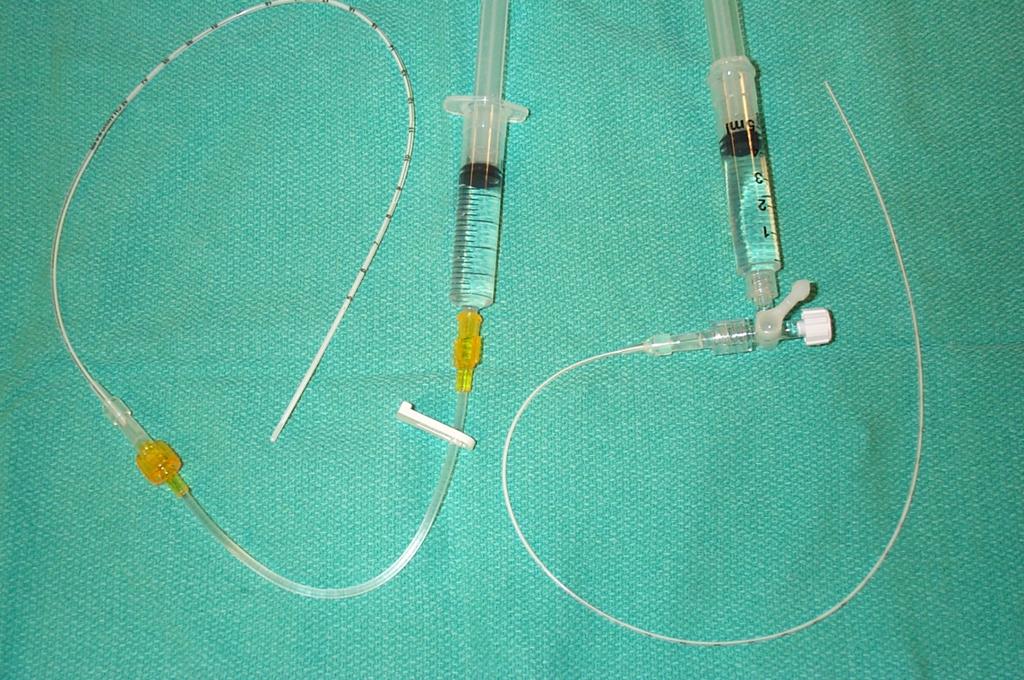 Catheter set up UVC UAC 3