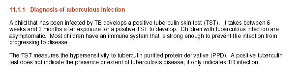 TB Terms TB Infection Child inhales TB organism.