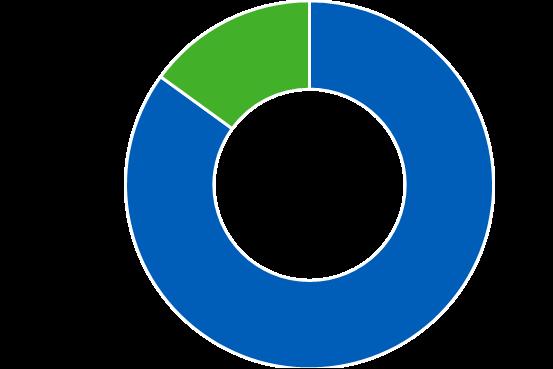 Project Information TYPE OF ORGANISATION 65% A large majority of respondents were private