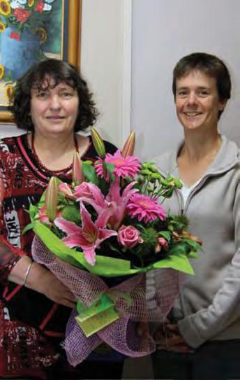 providing high-quality people-centred practice in immunisation. The bouquet for Tracy and Janice was in recognition of their commitment and proactive use of the Practice Nurse Recall System.