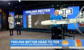 A circle of trust Ortho Kinematics VMA technology was featured on the Today Show, a sure sign that the VMA is on its way to becoming a new standard of care for assessing spinal motion.