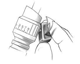 Check to ensure that the proper Right or Left indication is used and engage the lock mechanism (Figure 34).