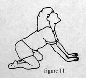 Prone position: rigidity is minimal Head turned up: extension in the limbs Head turned