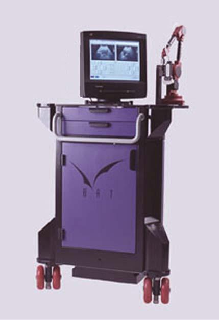 Nomos BAT- Components Ultrasound based Localization System Ultrasound probe is fixed to an articulated arm High precision - position tracking robotic arm