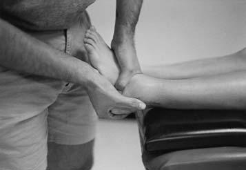 Ankle Stability Tests Anterior Drawer Test: used to determine the extent of injury to the anterior talofibular ligament primarily and to the other lateral ligaments secondarily.