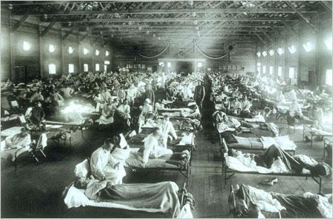 Emergency hospital during 1918