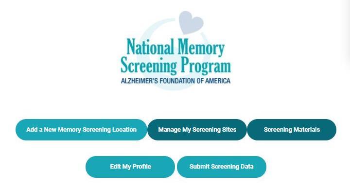 After Your Memory Screening Event Keep the Consent Forms in Secure Place Fill in and Return Data Collection Sheet and Completed