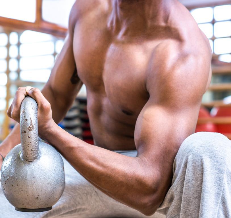 BICEP CURLS There s nothing wrong with a little targeted work now and then! Steps 1 2 3 4 Start standing with a dumbbell or kettlebell in each hand, palms facing in.