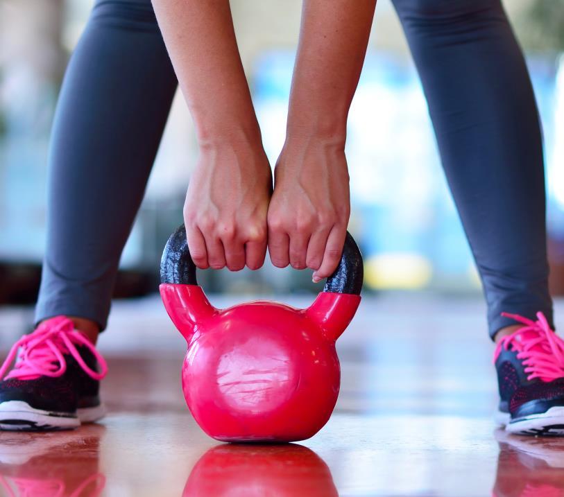 KETTLEBELL SWING Kettlebell swings are in and rightfully so they challenge your entire back body (e.g. hamstrings, glutes, lower back) and offer cardio too.