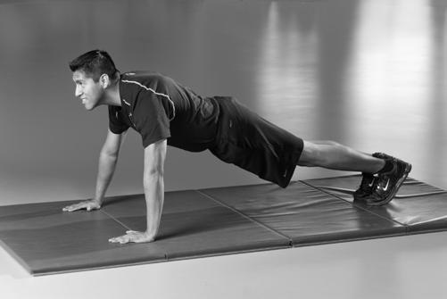 Push-up Keeping your back