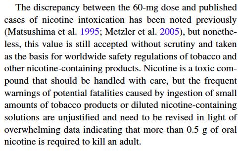 NICOTINE SAFETY Source: How much nicotine kills a human?