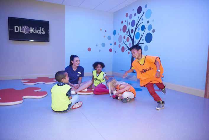 ACTIVE KIDS, HAPPY KIDS CLUB CRÈCHE Club Crèche is available in most of our clubs, although hours and charges may vary. Please ask for details at the club you decide to use.