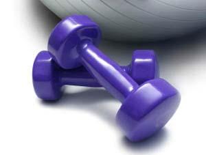 Dumb Bells The young person should be informed what weights they should be using. If the instructions are followed, there is minimum risk. A young person can develop sore or pulled muscles.