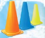 Large Cones A large cone is a plastic device used to mark boundaries, starting point and other places during training. Such as a place to turn.