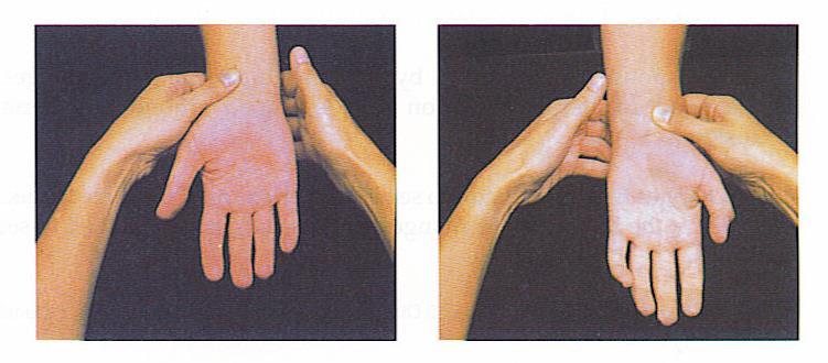 tight fist Release fist and hand