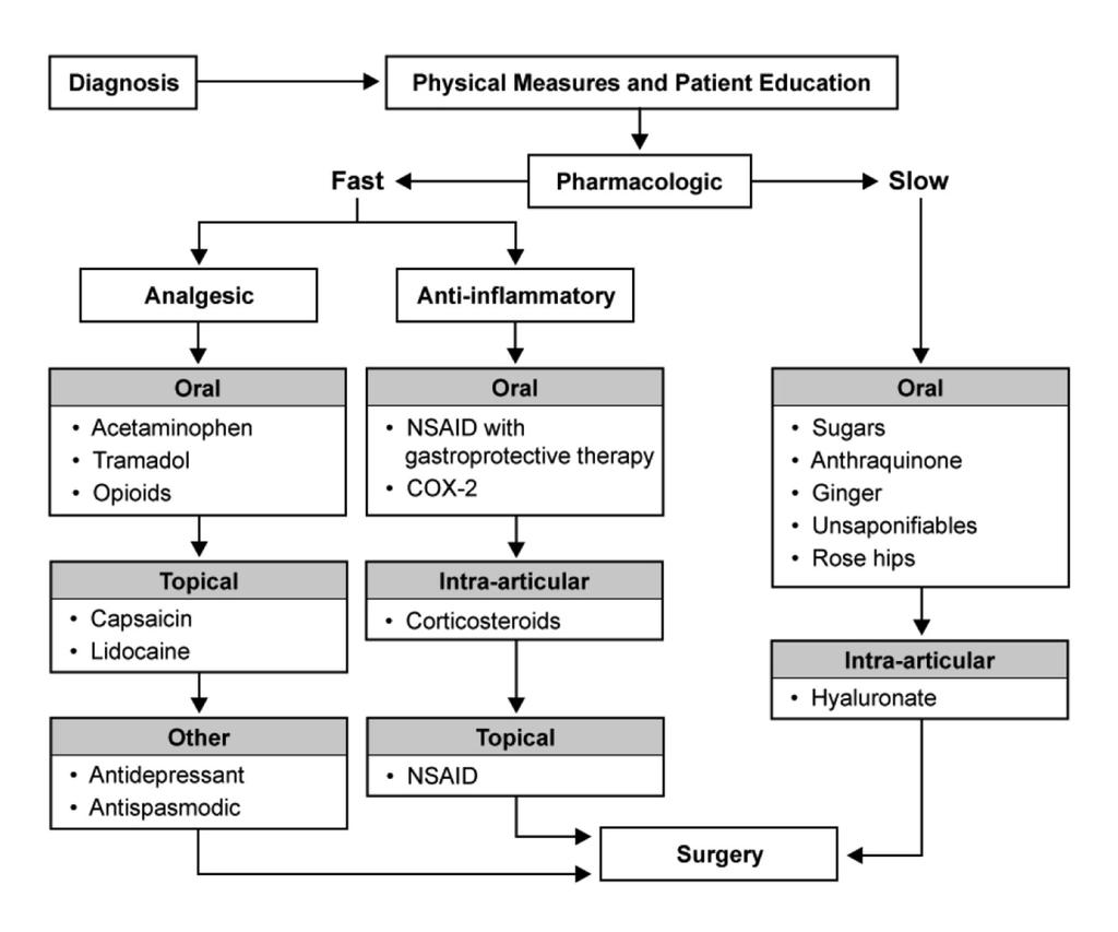 Approach to the pharmacologic management of osteoarthritis.