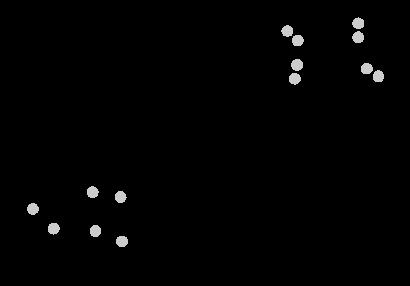 Q12. The diagrams represent the arrangement of atoms or molecules in four different substances,